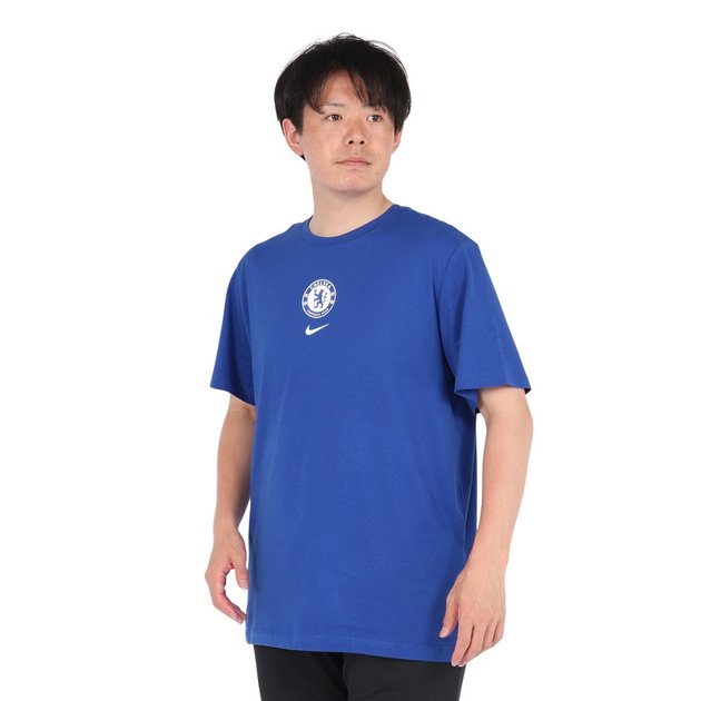 ナイキ（NIKE）（メンズ）チェルシーFC クレスト 半袖 Tシャツ HQ8395 