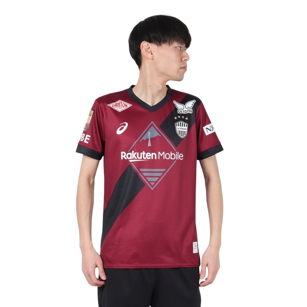 アシックス（ASICS）（メンズ、レディース）ヴィッセル神戸 2025 レプリカ ホーム ユニフォーム 2103A103.601