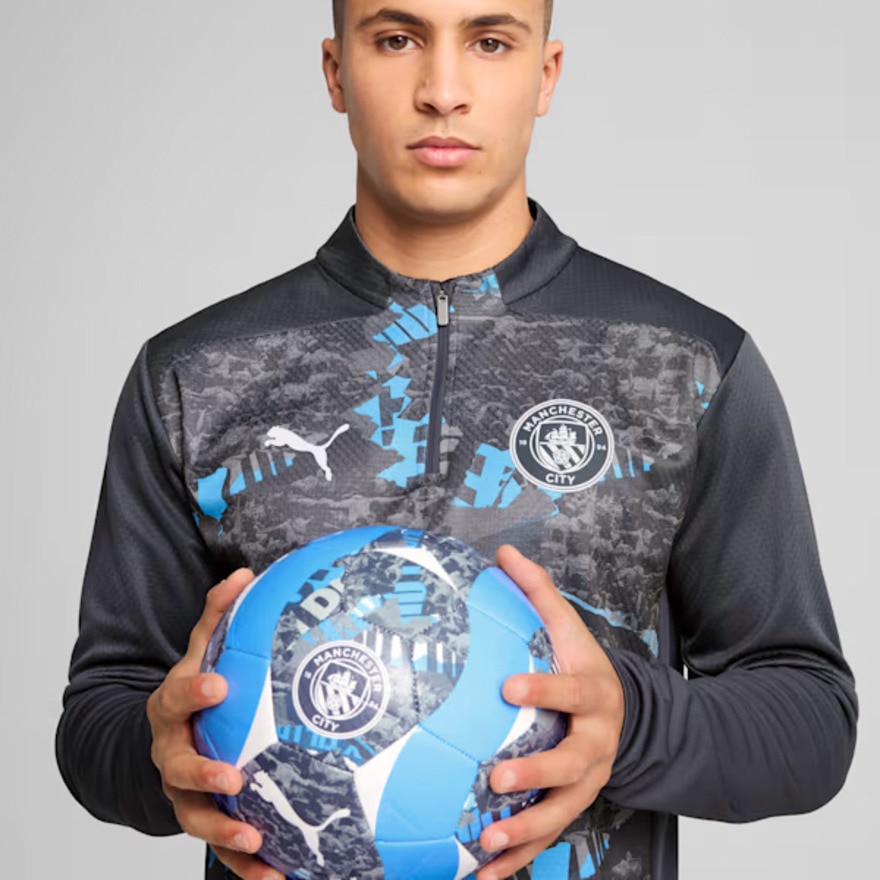 プーマ（PUMA）（メンズ）2024-25 マンチェスターシティ FC プレマッチ 1/4 ジップ トップ 77915674