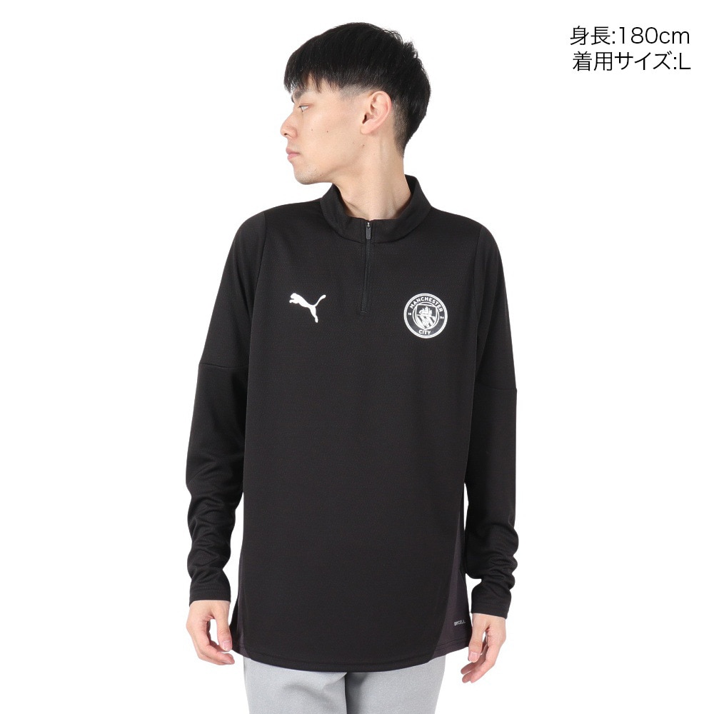 プーマ（PUMA）（メンズ）マンチェスターシティ FC トレーニング クォータージップ トップ 78199914