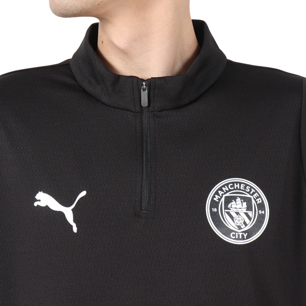 プーマ（PUMA）（メンズ）マンチェスターシティ FC トレーニング クォータージップ トップ 78199914