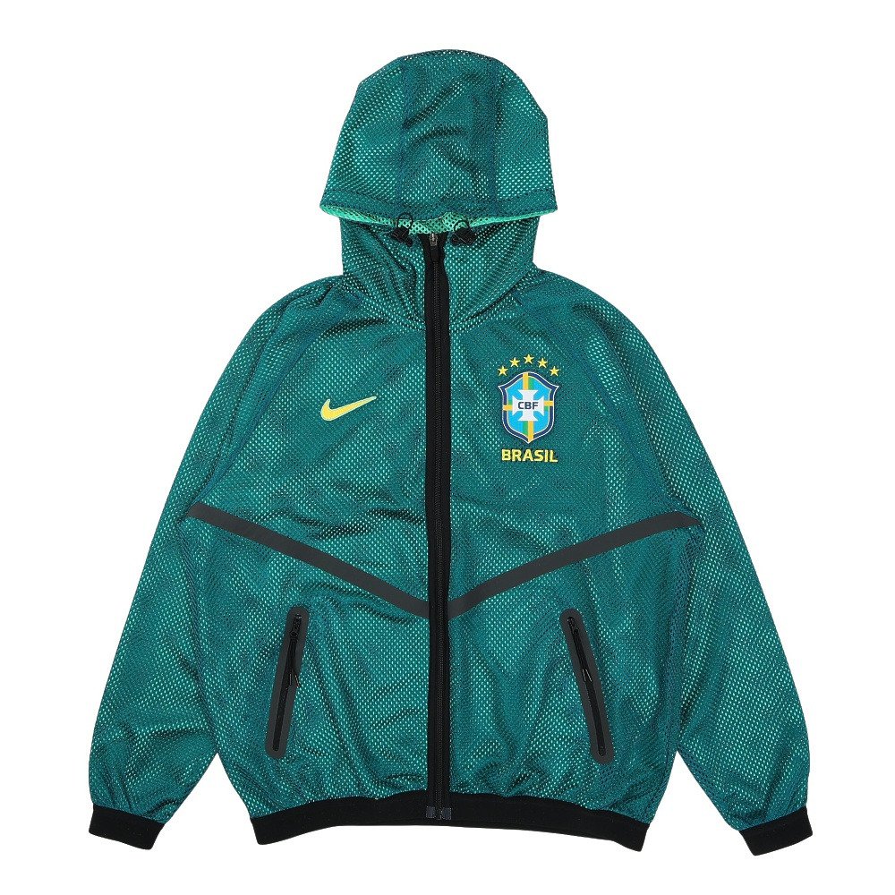 ブラジル　アンセムジャケット　メンズ ナイキ Dri-FIT 二重メッシュ ナイキ（NIKE）（メンズ）ブラジル サッカー ドライフィット アンセム