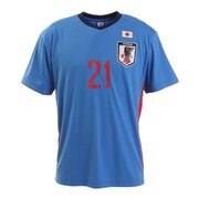 JFA(メンズ、レディース)サッカー プレーヤーズTシャツ 2020 日本代表 堂安律 Lサイズ O3-417