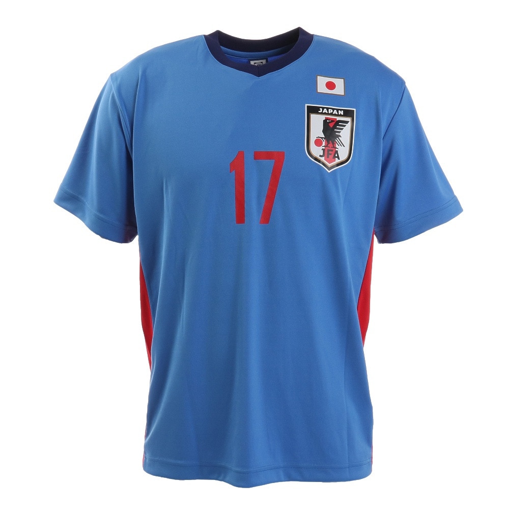 ジェイエフエー（JFA）（メンズ、レディース）サッカー プレーヤーズTシャツ 2020 日本代表 久保建英 SS(XS)サイズ O3-429
