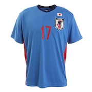 ジェイエフエー（JFA）（メンズ、レディース）サッカー プレーヤーズTシャツ 2020 日本代表 久保建英 Sサイズ  O3-430