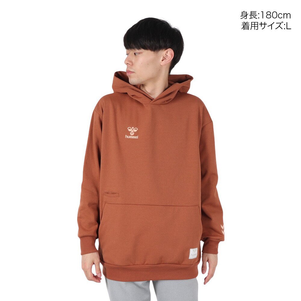 ヒュンメル（hummel）（メンズ、レディース）hummel PLAY スウェットプルオーバーフーディー HAP8288-229