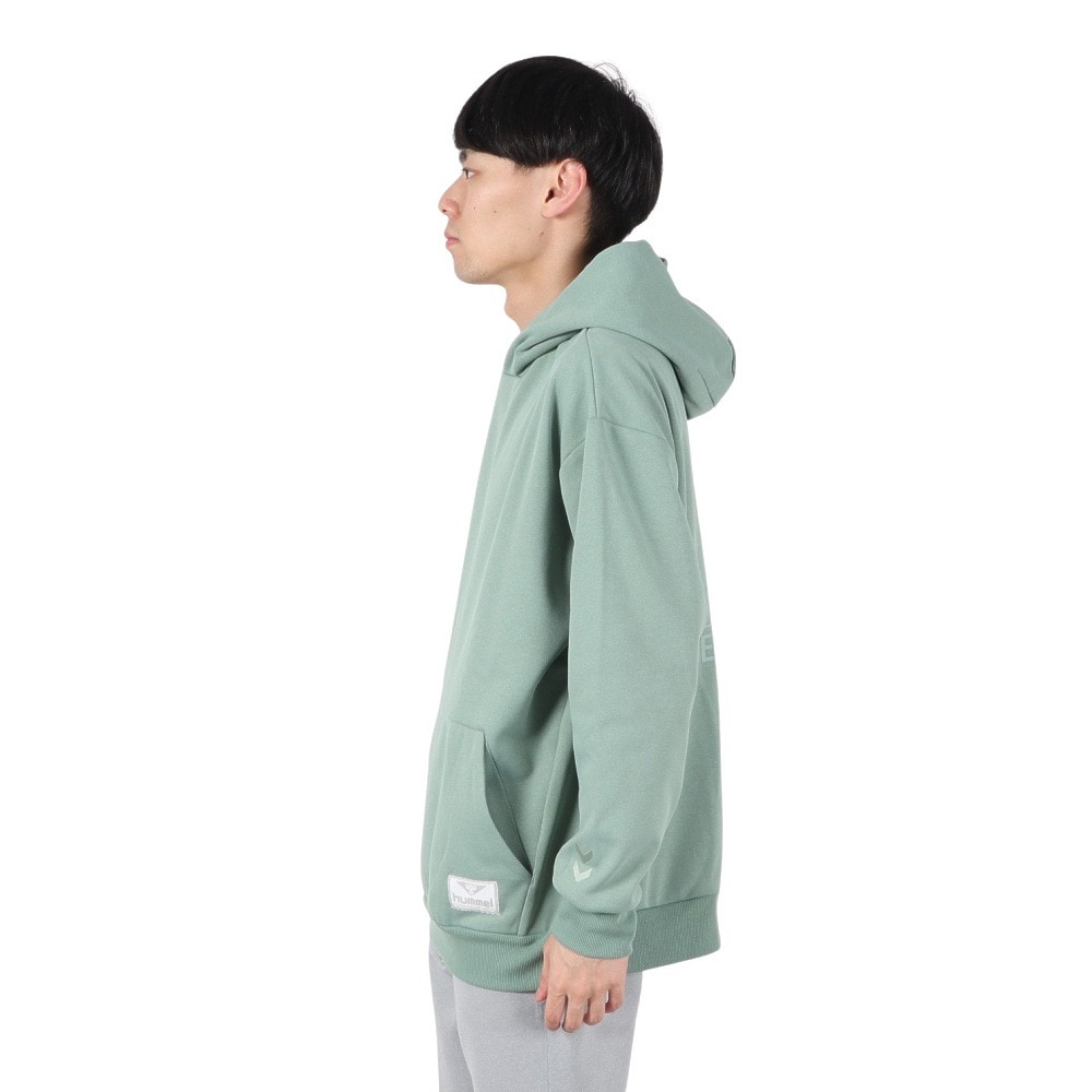 ヒュンメル（hummel）（メンズ、レディース）hummel PLAY スウェットプルオーバーフーディー HAP8288-542