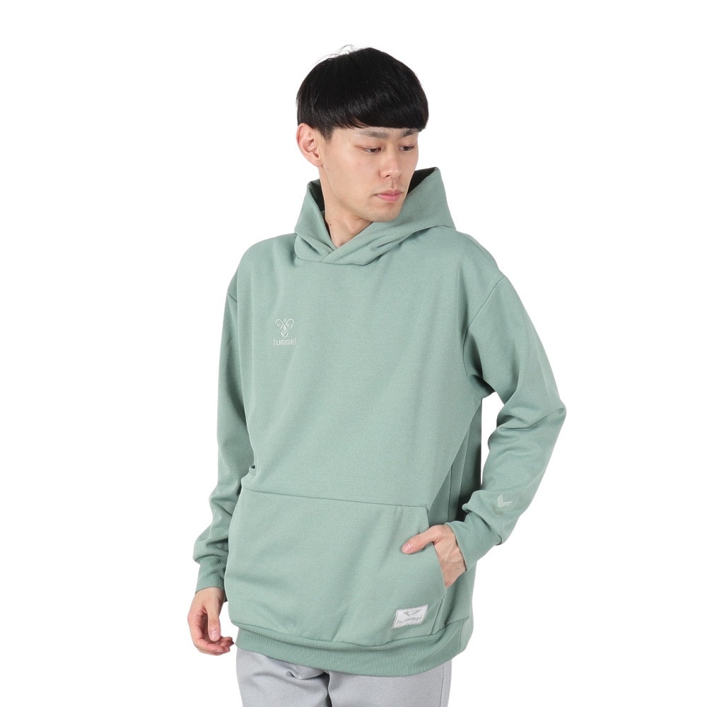ヒュンメル（hummel）（メンズ、レディース）hummel PLAY スウェットプルオーバーフーディー HAP8288-542