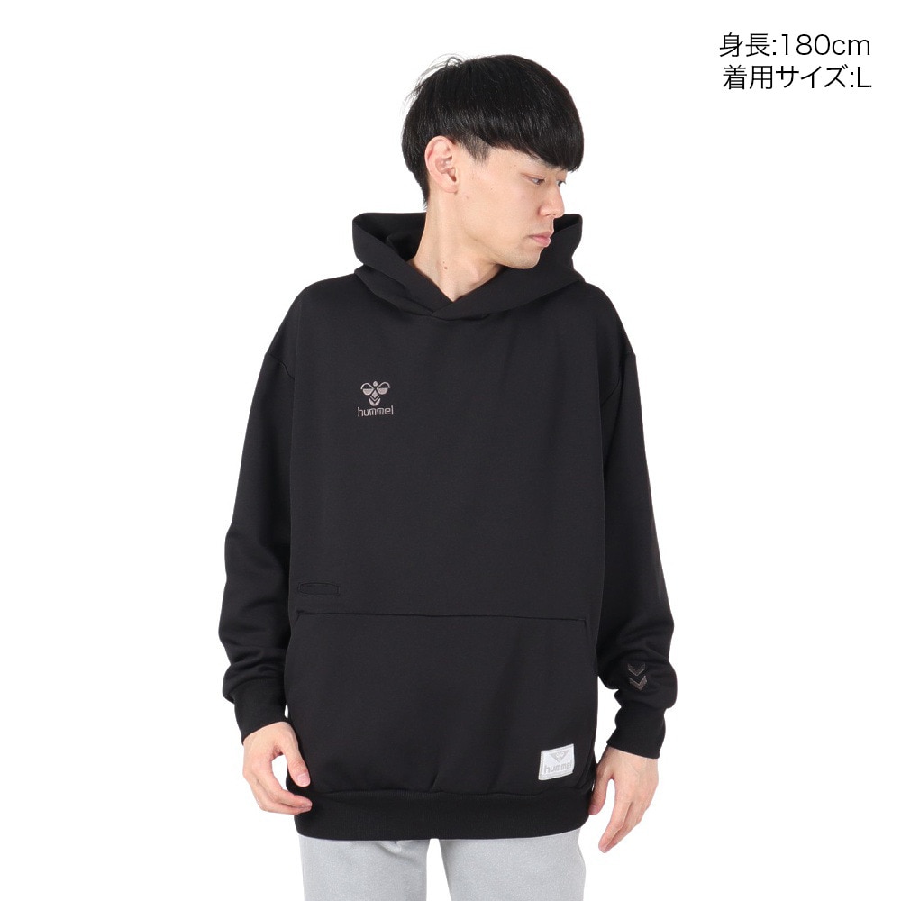 ヒュンメル（hummel）（メンズ、レディース）hummel PLAY スウェットプルオーバーフーディー HAP8288-90