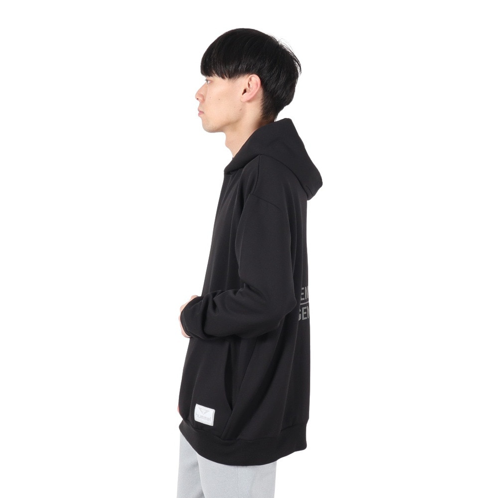 ヒュンメル（hummel）（メンズ、レディース）hummel PLAY スウェットプルオーバーフーディー HAP8288-90