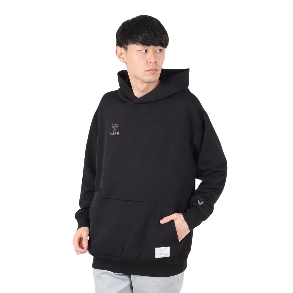 ヒュンメル（hummel）（メンズ、レディース）hummel PLAY スウェットプルオーバーフーディー HAP8288-90