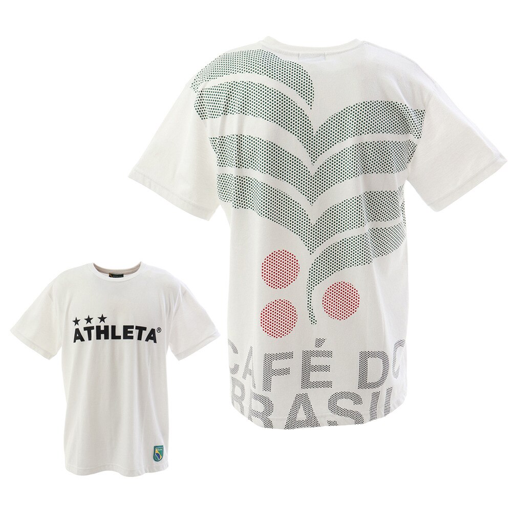  【多少の傷汚れありの為大奉仕】カフェブラロゴTシャツ 3309 WHT