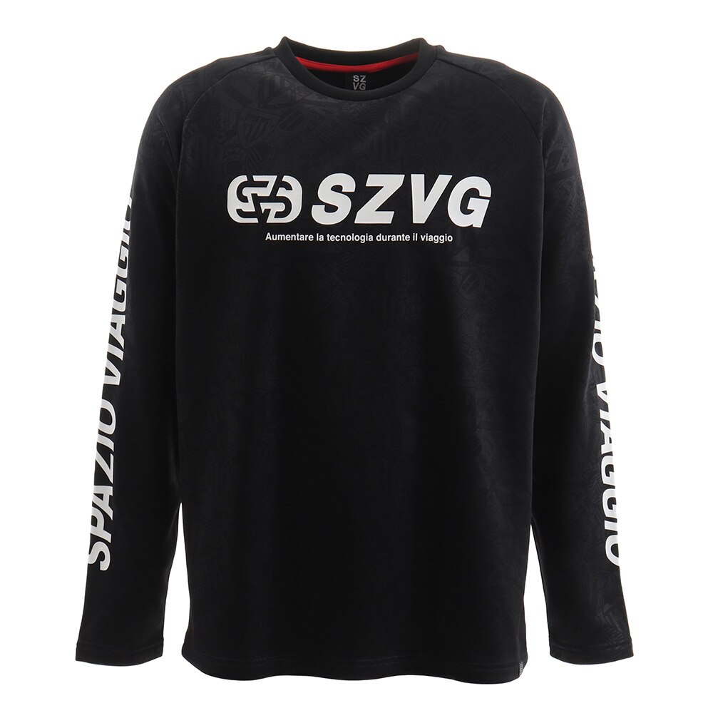  Viaggioエンボス裏起毛ロングプラクティスシャツ VG0008-02 サッカー フットサル 防寒 吸水速乾