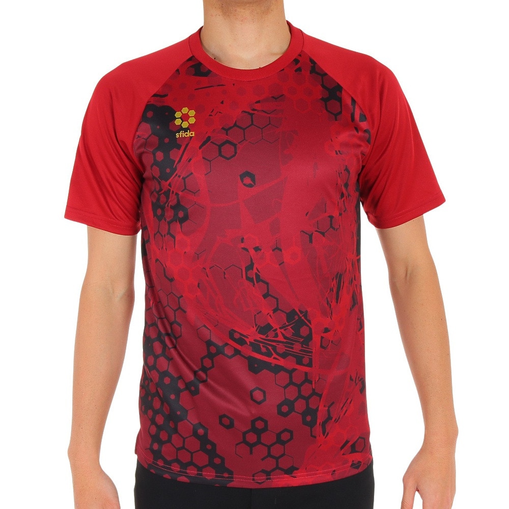 スフィーダ（SFIDA）（メンズ）サッカーウェア メンズ Presser プラクティスシャツ 半袖 Tシャツ SA-21803 BGD