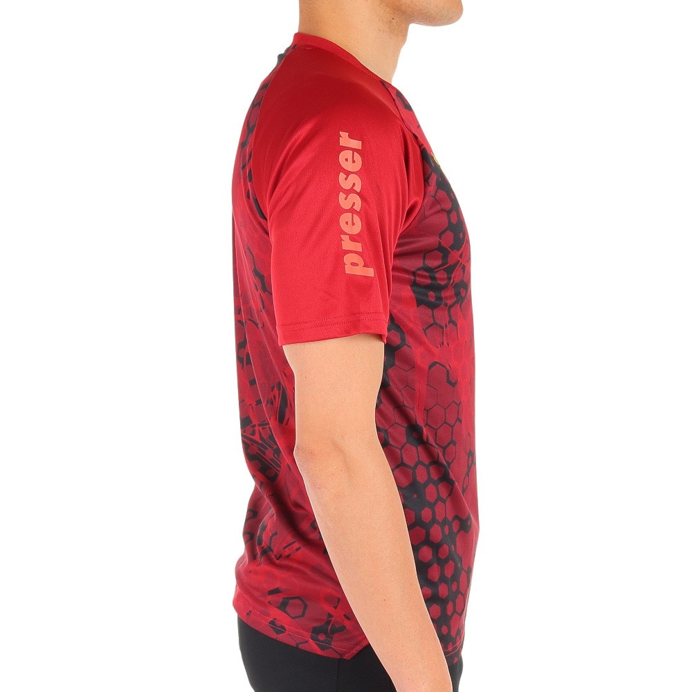 スフィーダ（SFIDA）（メンズ）サッカーウェア メンズ Presser プラクティスシャツ 半袖 Tシャツ SA-21803 BGD
