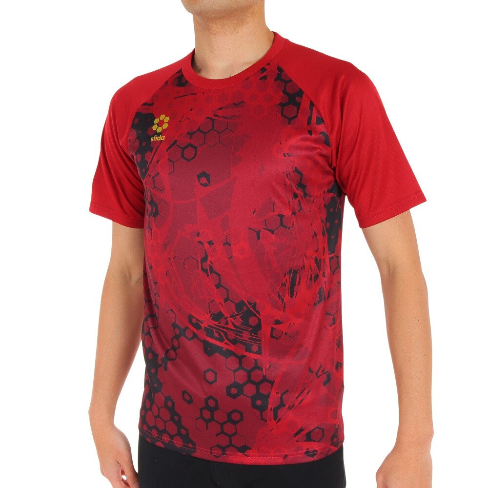 スフィーダ（SFIDA）（メンズ）サッカーウェア メンズ Presser プラクティスシャツ 半袖 Tシャツ SA-21803 BGD