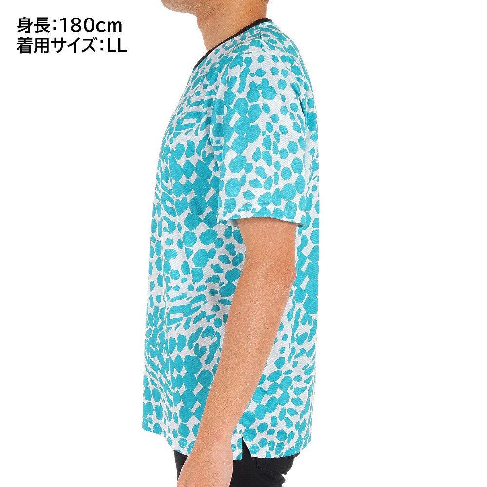 スフィーダ(SFIDA)(メンズ)サッカーウェア メンズ Cheater プラクティスシャツ 半袖 Tシャツ SA-21805 BLU スポーツ用品はスーパースポーツゼビオ スフィーダ トレーニングシャツ SA-21805 ブルー S