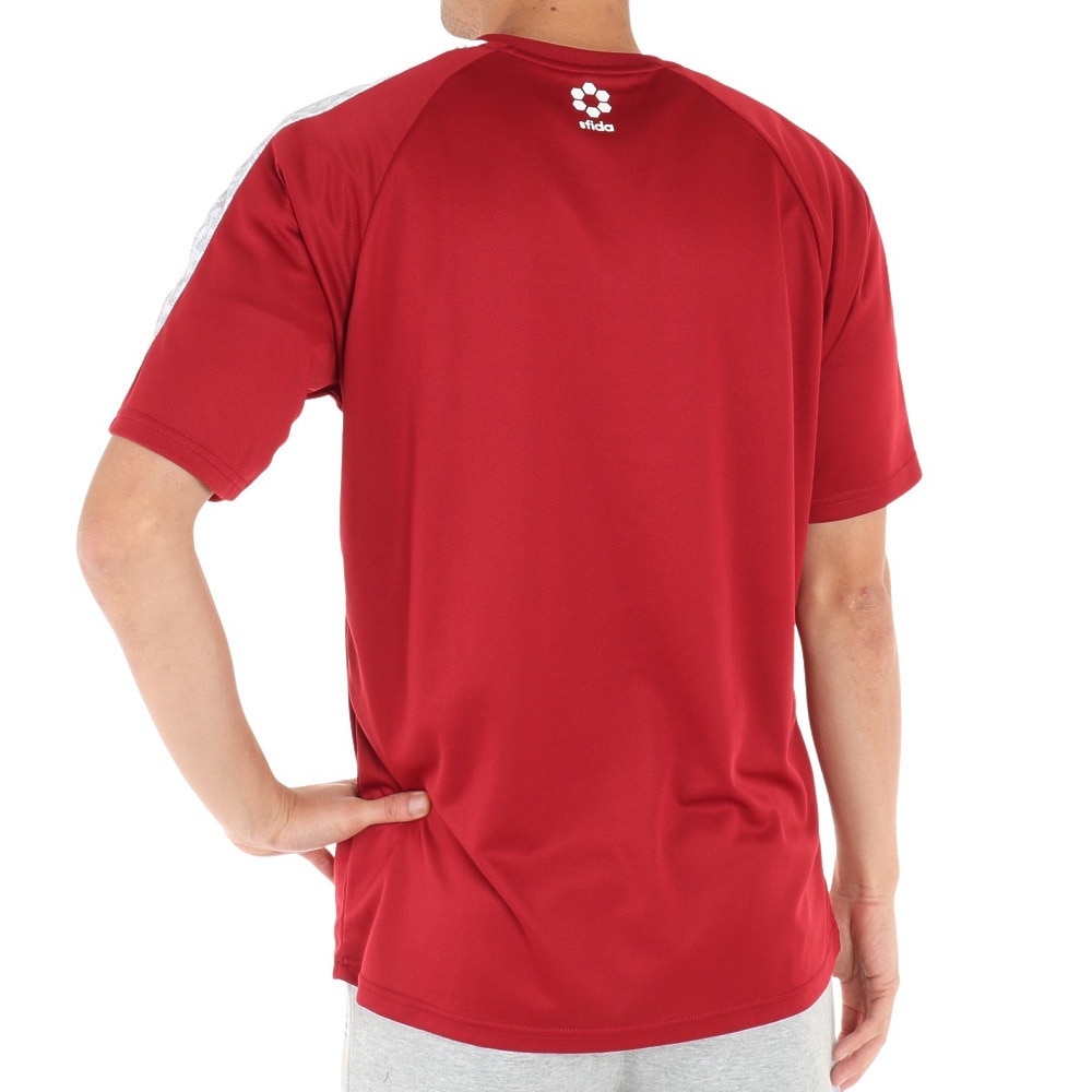 スフィーダ（SFIDA）（メンズ）サッカーウェア メンズ BP プラクティスシャツ 半袖 Tシャツ LINE SA-21816 BGD