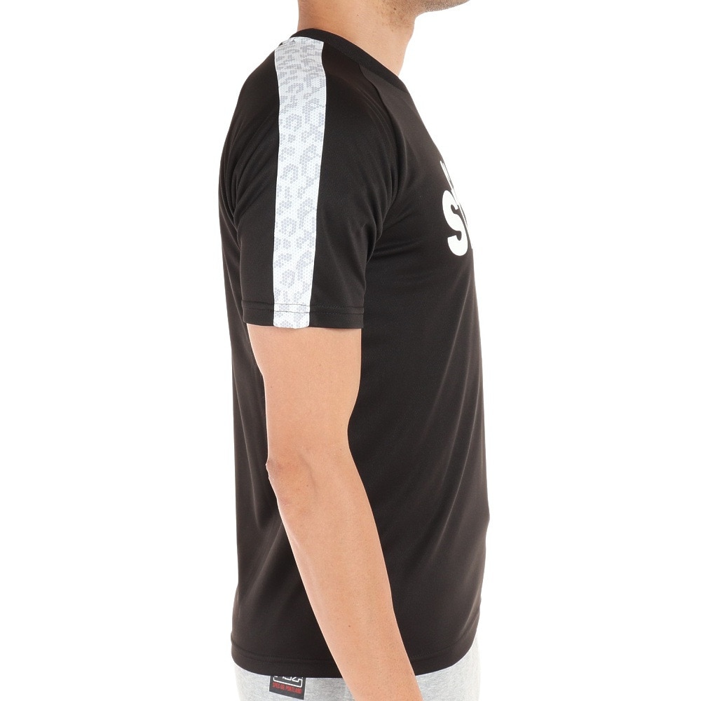 スフィーダ（SFIDA）（メンズ）サッカーウェア メンズ BP プラクティスシャツ 半袖 Tシャツ LINE SA-21816 BLK
