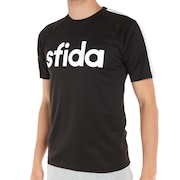 スフィーダ（SFIDA）（メンズ）サッカーウェア メンズ BP プラクティスシャツ 半袖 Tシャツ LINE SA-21816 BLK