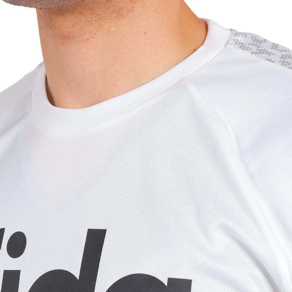スフィーダ（SFIDA）（メンズ）サッカーウェア メンズ BP プラクティスシャツ 半袖 Tシャツ LINE SA-21816 WHT