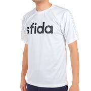 スフィーダ（SFIDA）（メンズ）サッカーウェア メンズ BP プラクティスシャツ 半袖 Tシャツ LINE SA-21816 WHT