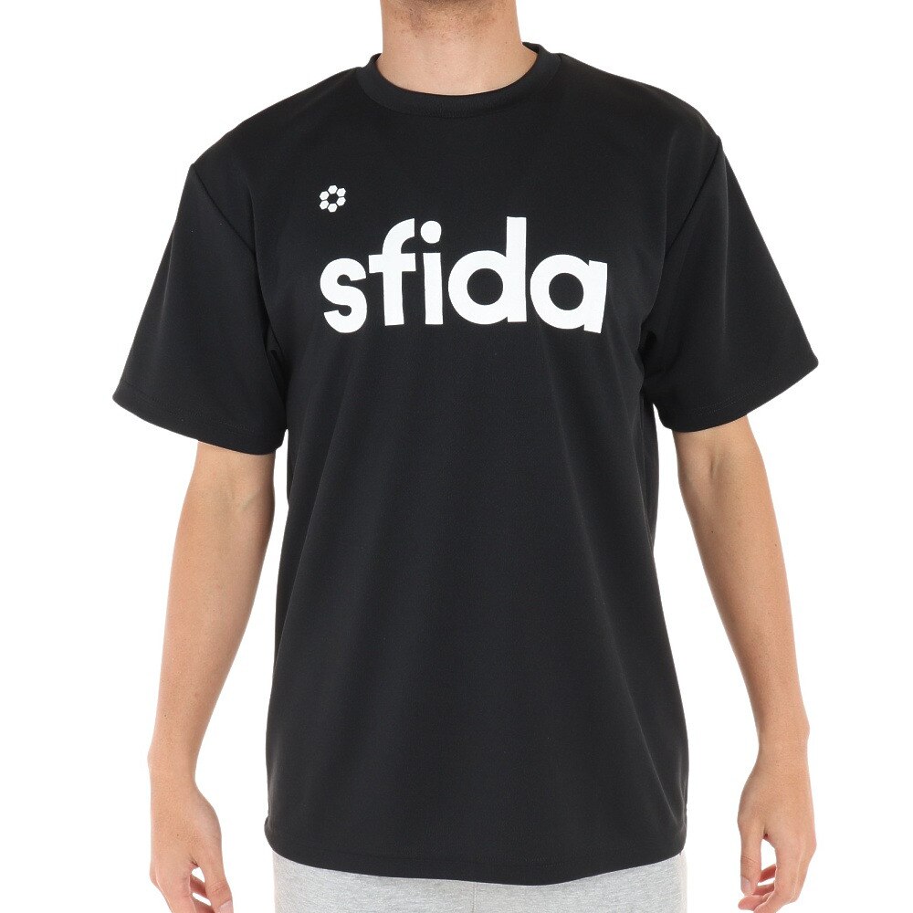 スフィーダ（SFIDA）（メンズ）サッカーウェア メンズ Tシャツ ロゴ プラクティスシャツ SA-RP22 BLK  スポーツ用品はスーパースポーツゼビオ