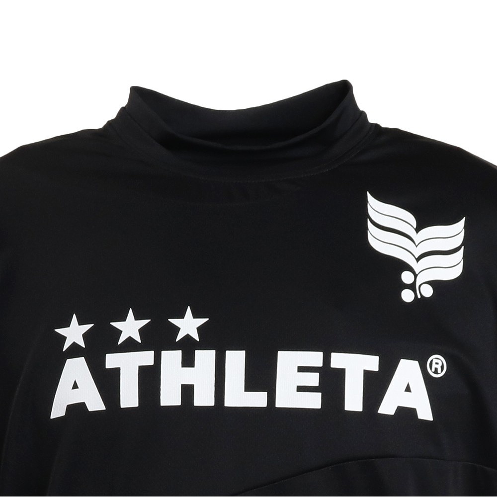 アスレタ（ATHLETA）（メンズ）サッカー フットサルウェア プラクティスシャツインナーセット XE-408 BLKXBLK