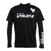 アスレタ（ATHLETA）（メンズ）サッカー フットサルウェア プラクティスシャツインナーセット XE-408 BLKXBLK