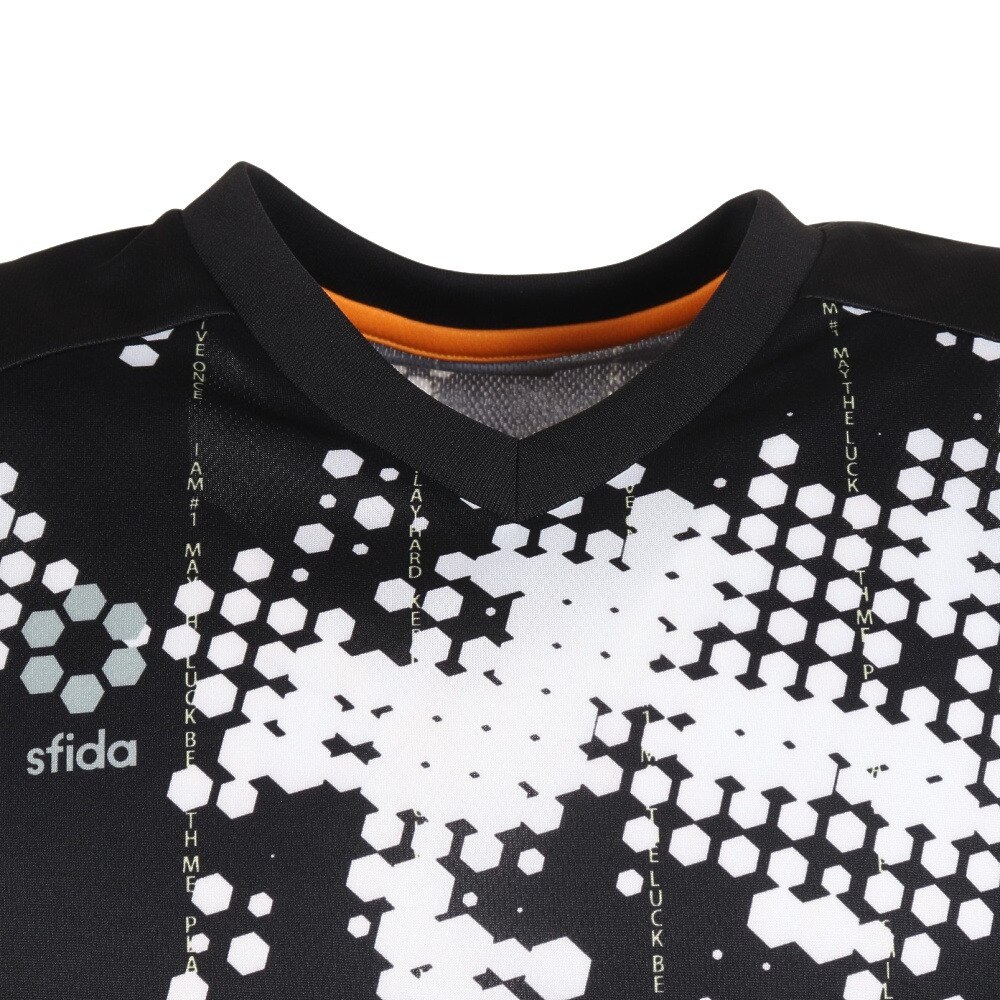 スフィーダ（SFIDA）（メンズ）サッカー フットサルウェア Presserプラクティスシャツ ノースリーブ SA-22106 BLK