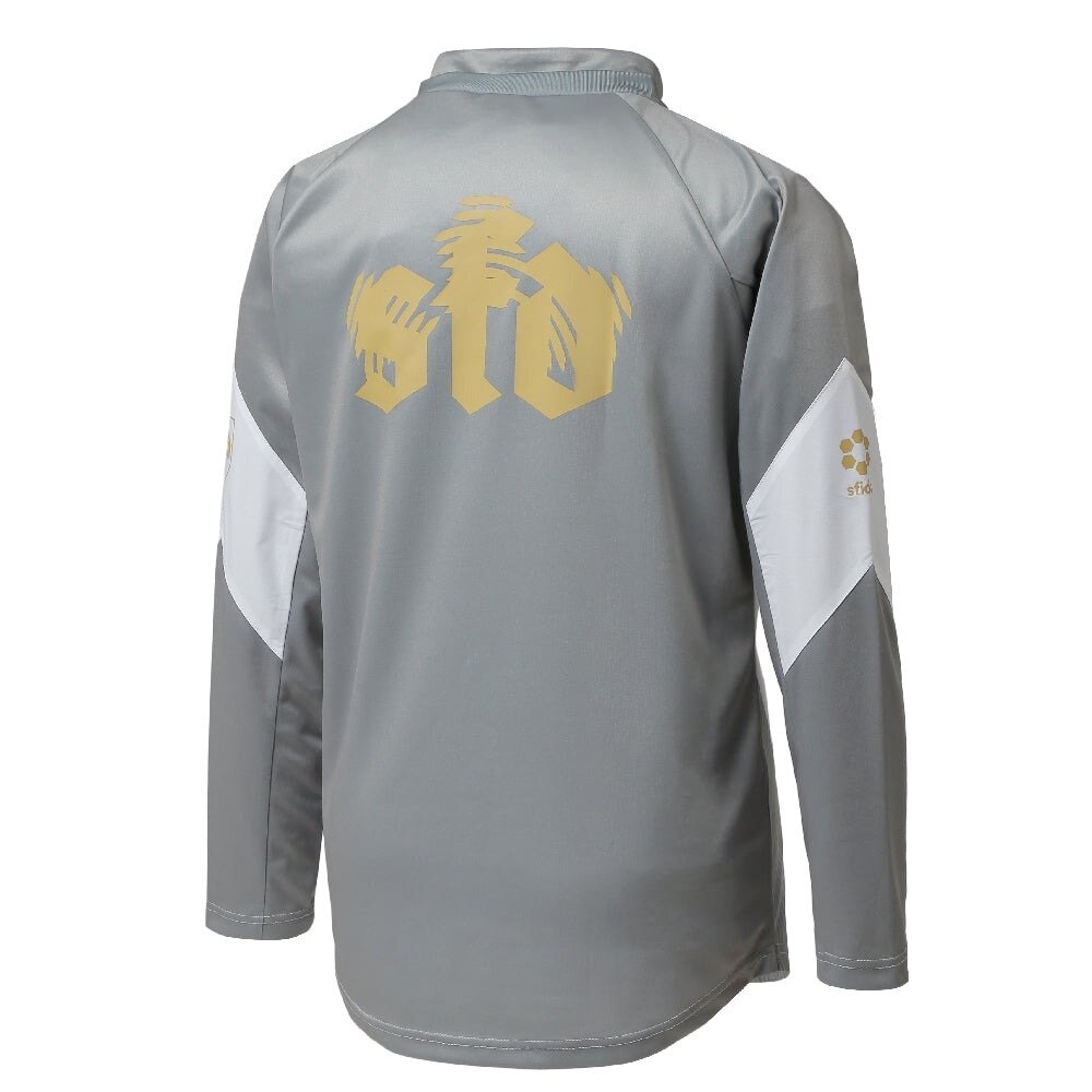 スフィーダ（SFIDA）（メンズ）サッカー フットサルウェア Noiserハイブリッドサマートレーニングトップ SA-22111 GRY