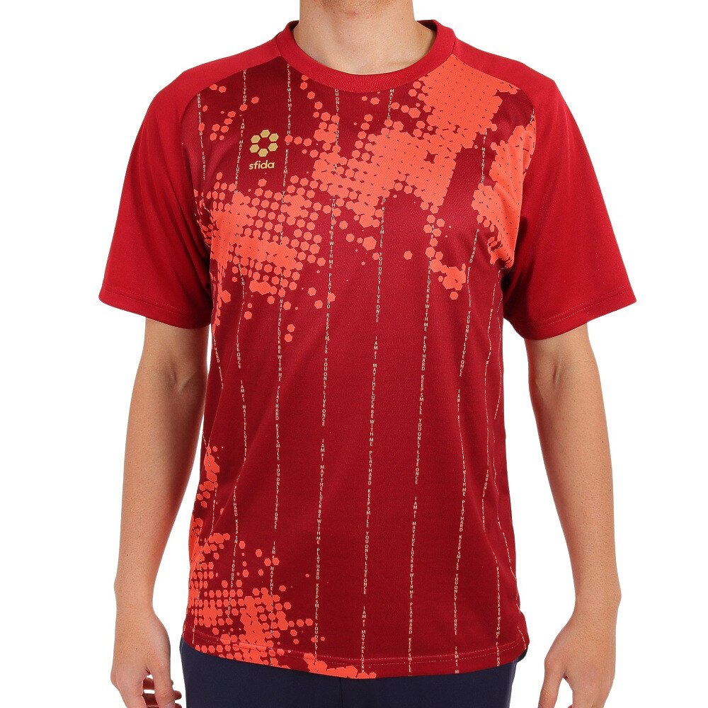 スフィーダ（SFIDA）（メンズ）サッカー フットサルウェア Presserプラクティスシャツ 半袖 Tシャツ SA-22803 BGD★★★