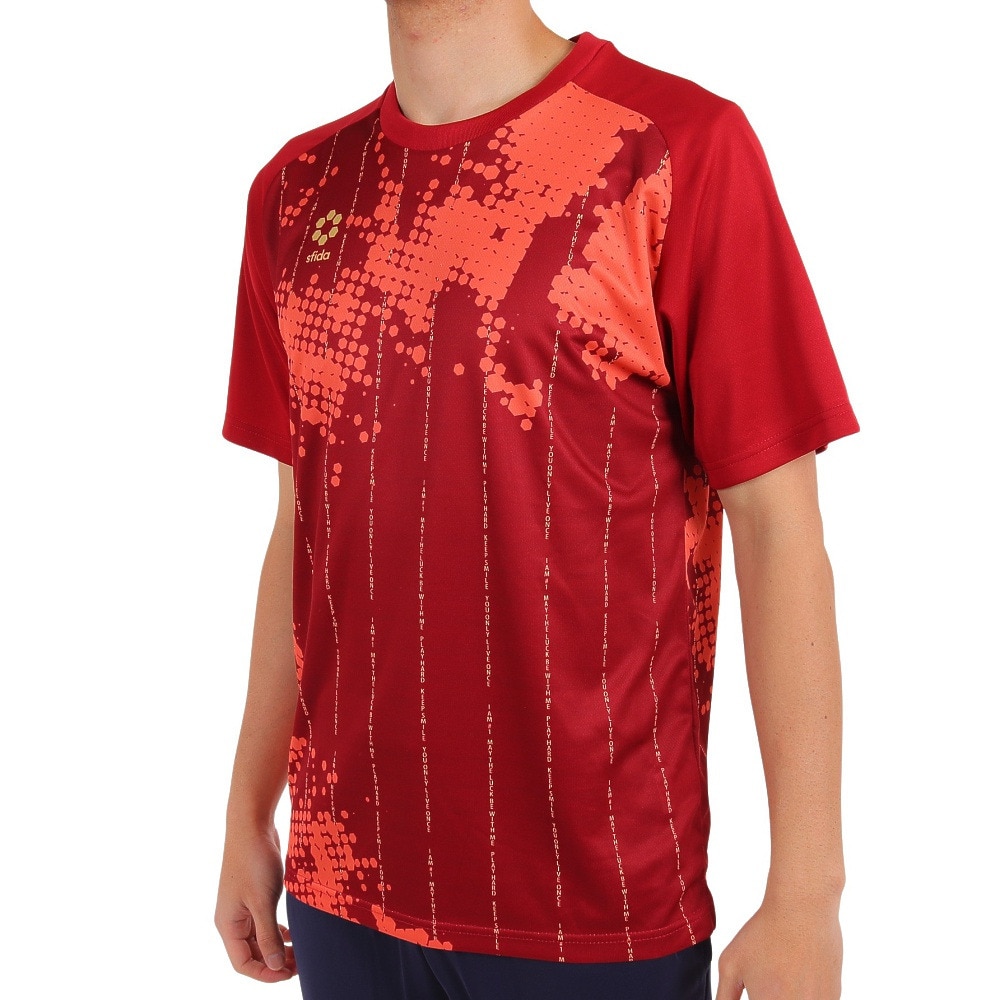 スフィーダ（SFIDA）（メンズ）サッカー フットサルウェア Presserプラクティスシャツ 半袖 Tシャツ SA-22803 BGD★★★