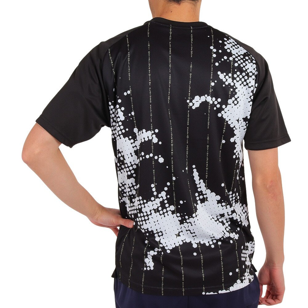 スフィーダ（SFIDA）（メンズ）サッカー フットサルウェア Presserプラクティスシャツ 半袖 Tシャツ SA-22803 BLK