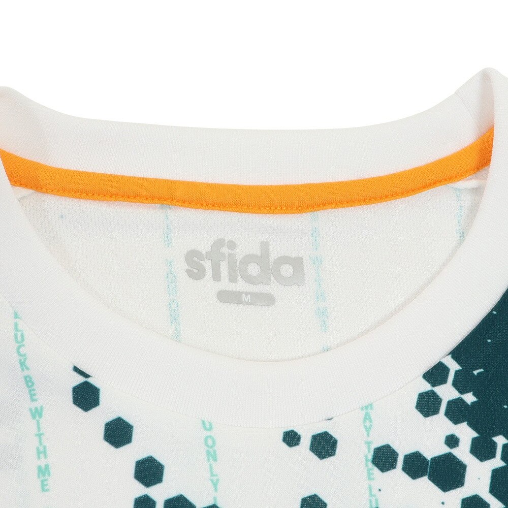スフィーダ（SFIDA）（メンズ）サッカー フットサルウェア Presserプラクティスシャツ 半袖 Tシャツ SA-22803 WHT