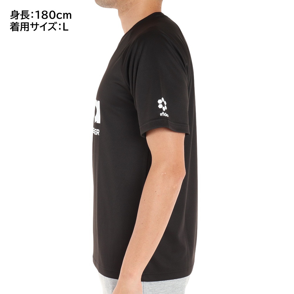 スフィーダ（SFIDA）（メンズ）サッカー フットサルウェア BPプラクティスシャツ ショートスリーブ SA-22834 BLK
