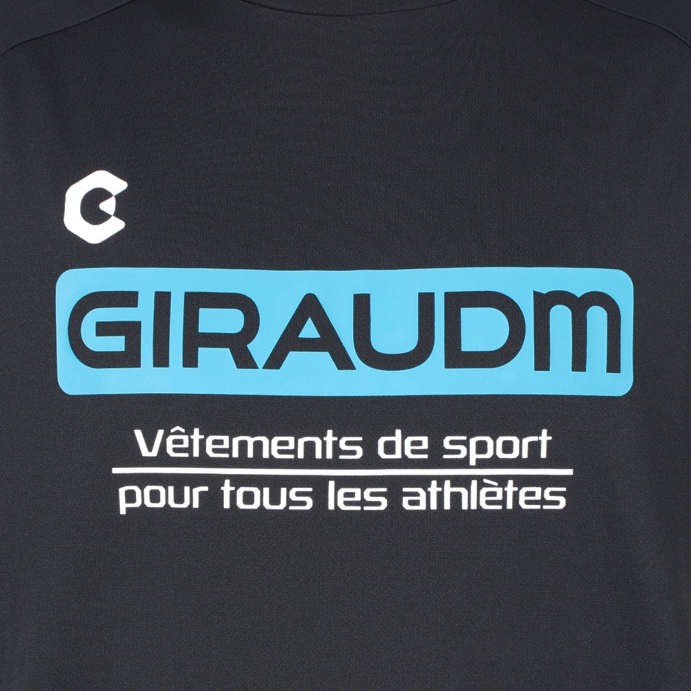 ジローム（GIRAUDM）（メンズ）サッカー フットサルウェア ドライプラス プラクティスシャツ WR2S8165-SC741-DGDT BLK 速乾
