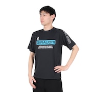 (メンズ)サッカー フットサルウェア ドライプラス プラクティスシャツ WR2S8165-SC741-DGDT BLK 速乾