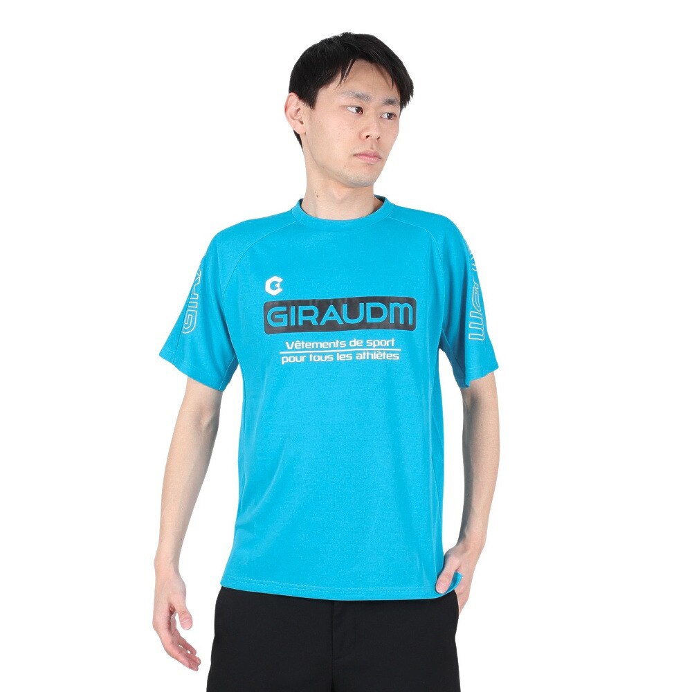 ジローム（GIRAUDM）（メンズ）サッカー フットサルウェア ドライプラス プラクティスシャツ WR2S8165-SC741-DGDT LBLU 速乾