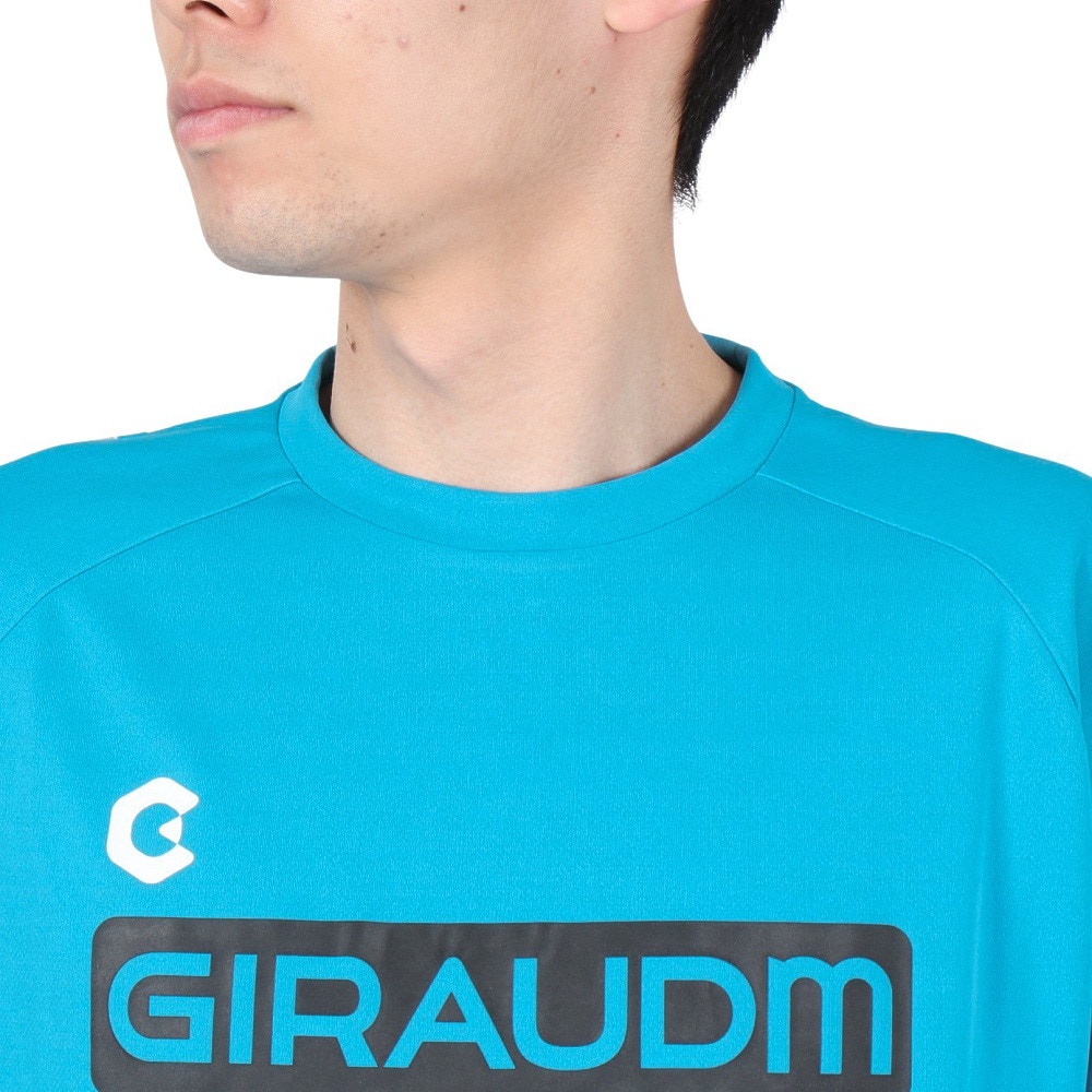 ジローム（GIRAUDM）（メンズ）サッカー フットサルウェア ドライプラス プラクティスシャツ WR2S8165-SC741-DGDT LBLU 速乾