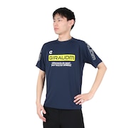 (メンズ)サッカー フットサルウェア ドライプラス プラクティスシャツ WR2S8165-SC741-DGDT NVY 速乾