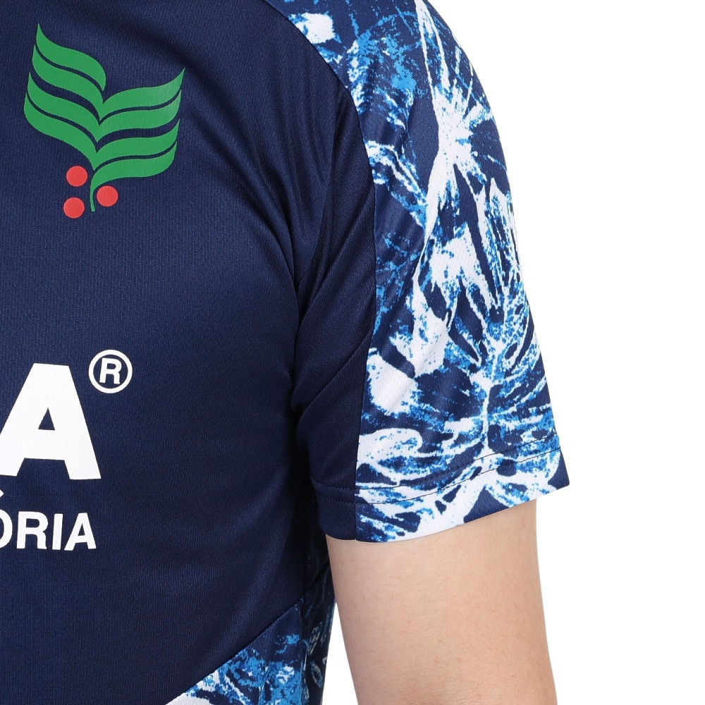 アスレタ（ATHLETA）（メンズ）サッカー フットサルウェア 総柄プラシャツ XE-438 NVY