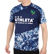 アスレタ（ATHLETA）（メンズ）サッカー フットサルウェア 総柄プラシャツ XE-438 NVY
