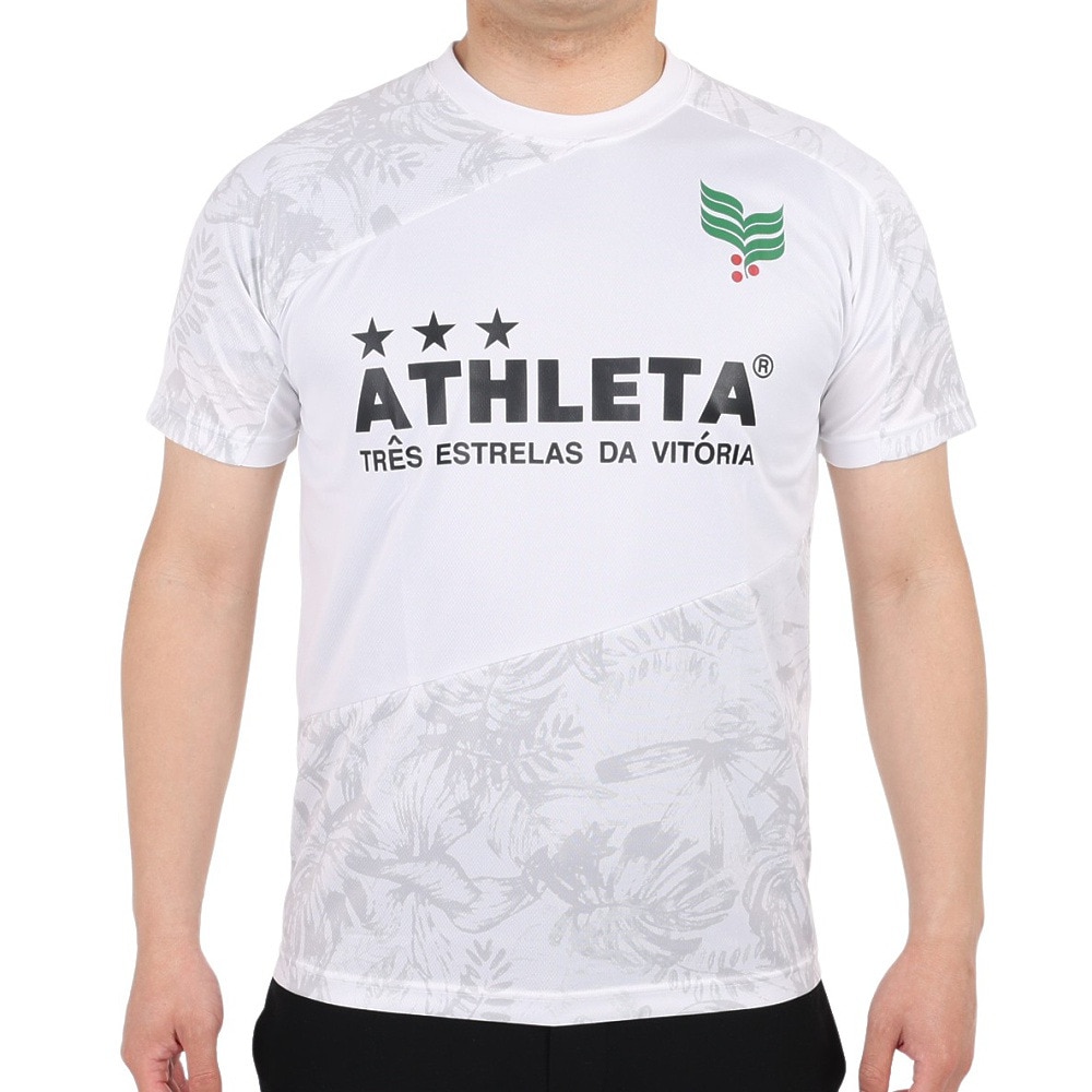 アスレタ（ATHLETA）（メンズ）サッカー フットサルウェア 総柄プラシャツ XE-438 WHT