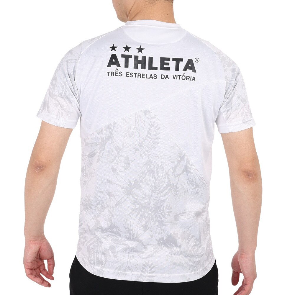 アスレタ（ATHLETA）（メンズ）サッカー フットサルウェア 総柄プラシャツ XE-438 WHT