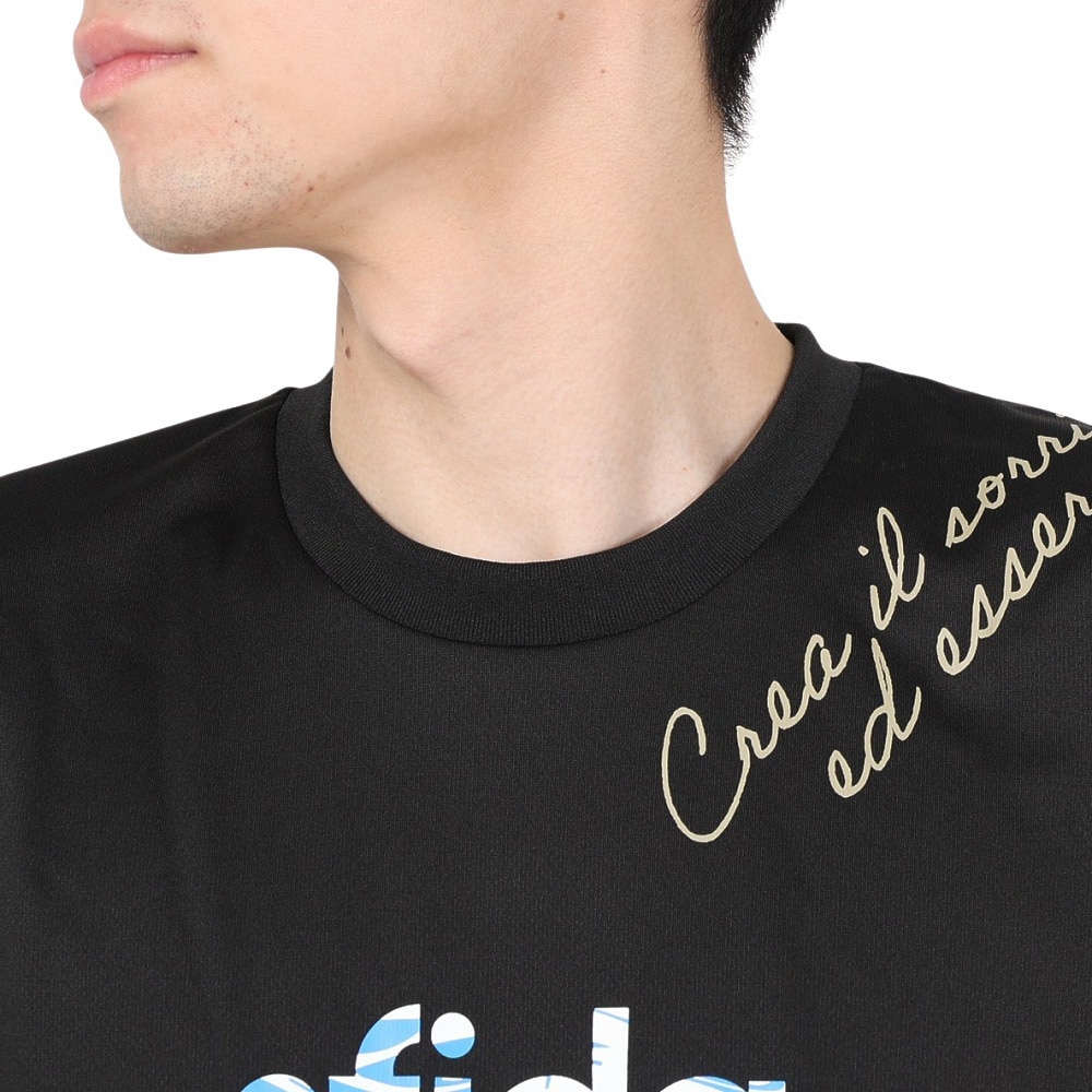 スフィーダ（SFIDA）（メンズ）サッカー フットサルウェア Challenger プラクティス半袖Tシャツ SA-23115 BLK