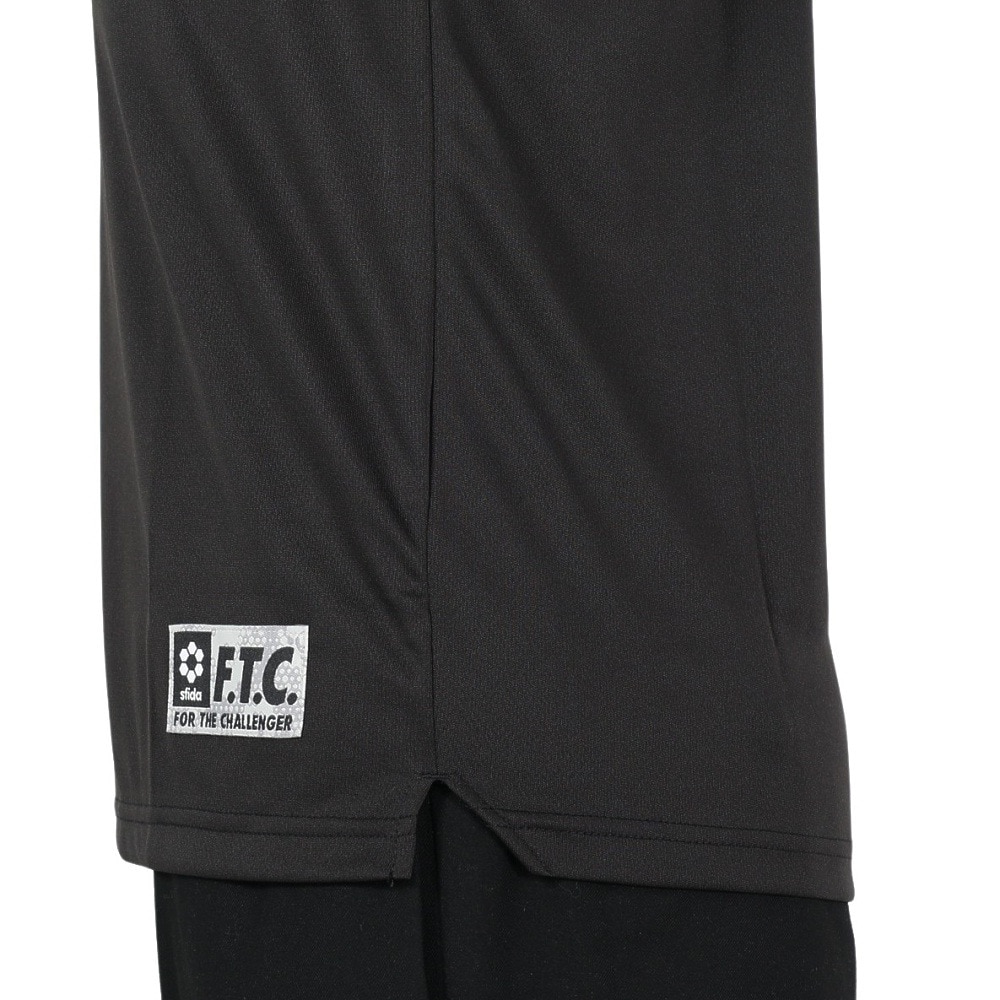 スフィーダ（SFIDA）（メンズ）サッカー フットサルウェア Challenger プラクティス半袖Tシャツ SA-23115 BLK