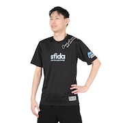 スフィーダ（SFIDA）（メンズ）サッカー フットサルウェア Challenger プラクティス半袖Tシャツ SA-23115 BLK