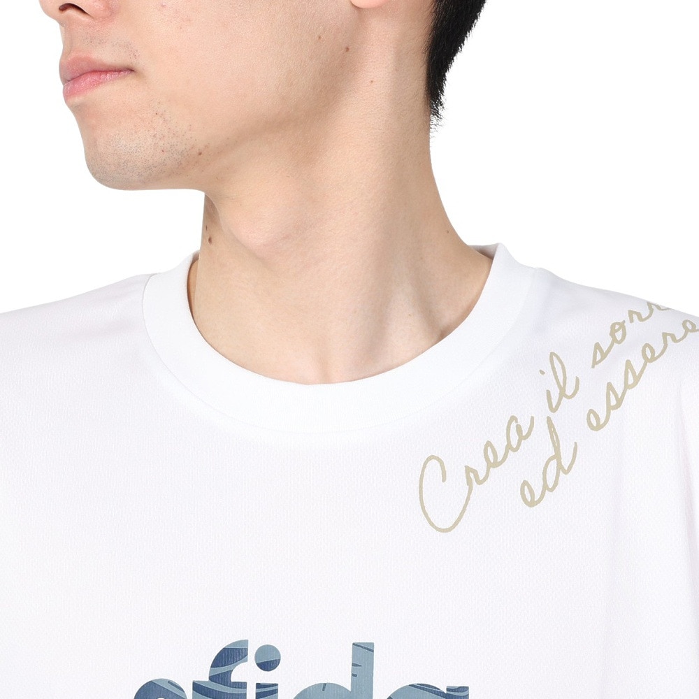 スフィーダ（SFIDA）（メンズ）サッカー フットサルウェア Challenger プラクティス半袖Tシャツ SA-23115 WHT