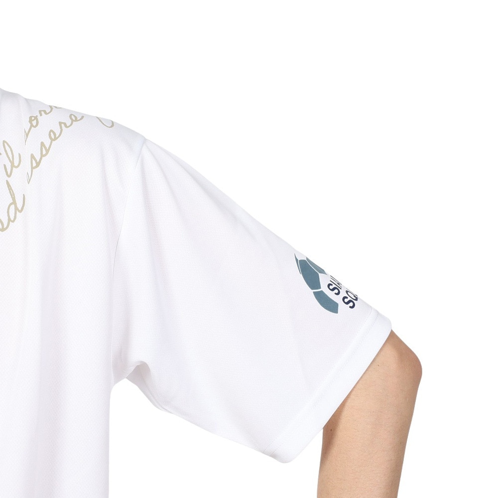 スフィーダ（SFIDA）（メンズ）サッカー フットサルウェア Challenger プラクティス半袖Tシャツ SA-23115 WHT